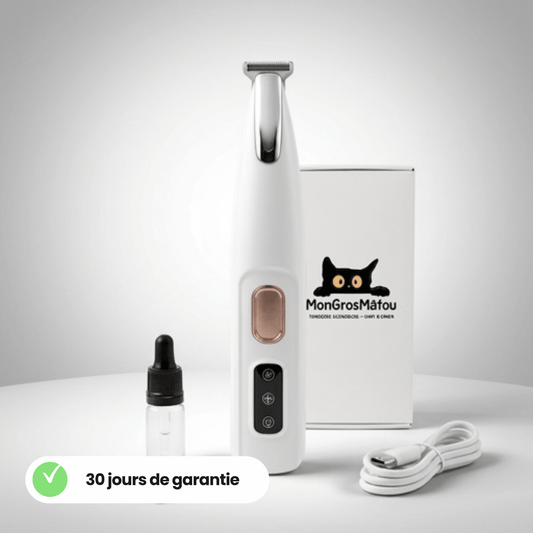 Tondeuse Silencieuse Anti-Nœuds — Chat & Chien Poils Longs
